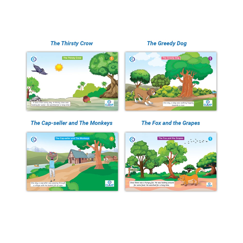 Claap Story Cards For Kids (Pack of 4)