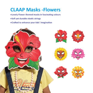 Claap-Flowers-Masks-(Pack of 6)