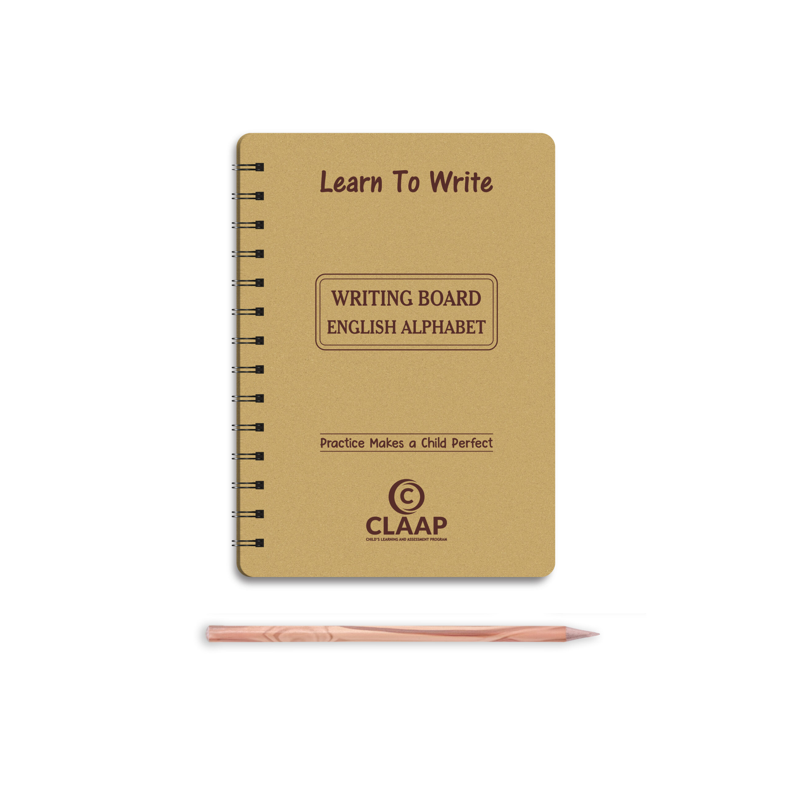 Claap Writing Practice Board Book – English